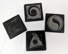 Load image into Gallery viewer, WHEEL OF TIME Inspired Slate Coasters

