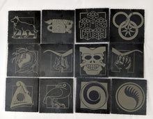 Load image into Gallery viewer, WHEEL OF TIME Inspired Slate Coasters
