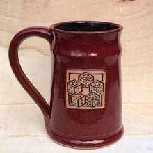 Load image into Gallery viewer, Wheel Of Time mugs, Rand/Dragon, Mat/Dice, Perrin/Wolf, Black Fang/Black Tower

