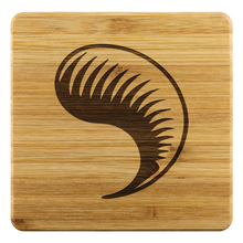 Load image into Gallery viewer, Dragon&#39;s Fang Bamboo Coaster
