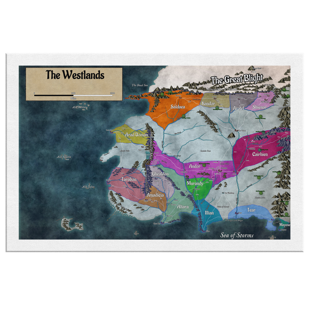Westlands Political Map