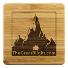 Load image into Gallery viewer, Bamboo Coasters - TheGreatBlight.com Design
